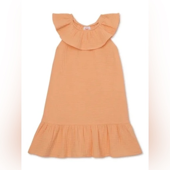 NWT Wonder Nation Toddler Girl Ruffled Dress, Size 18M - Picture 1 of 6